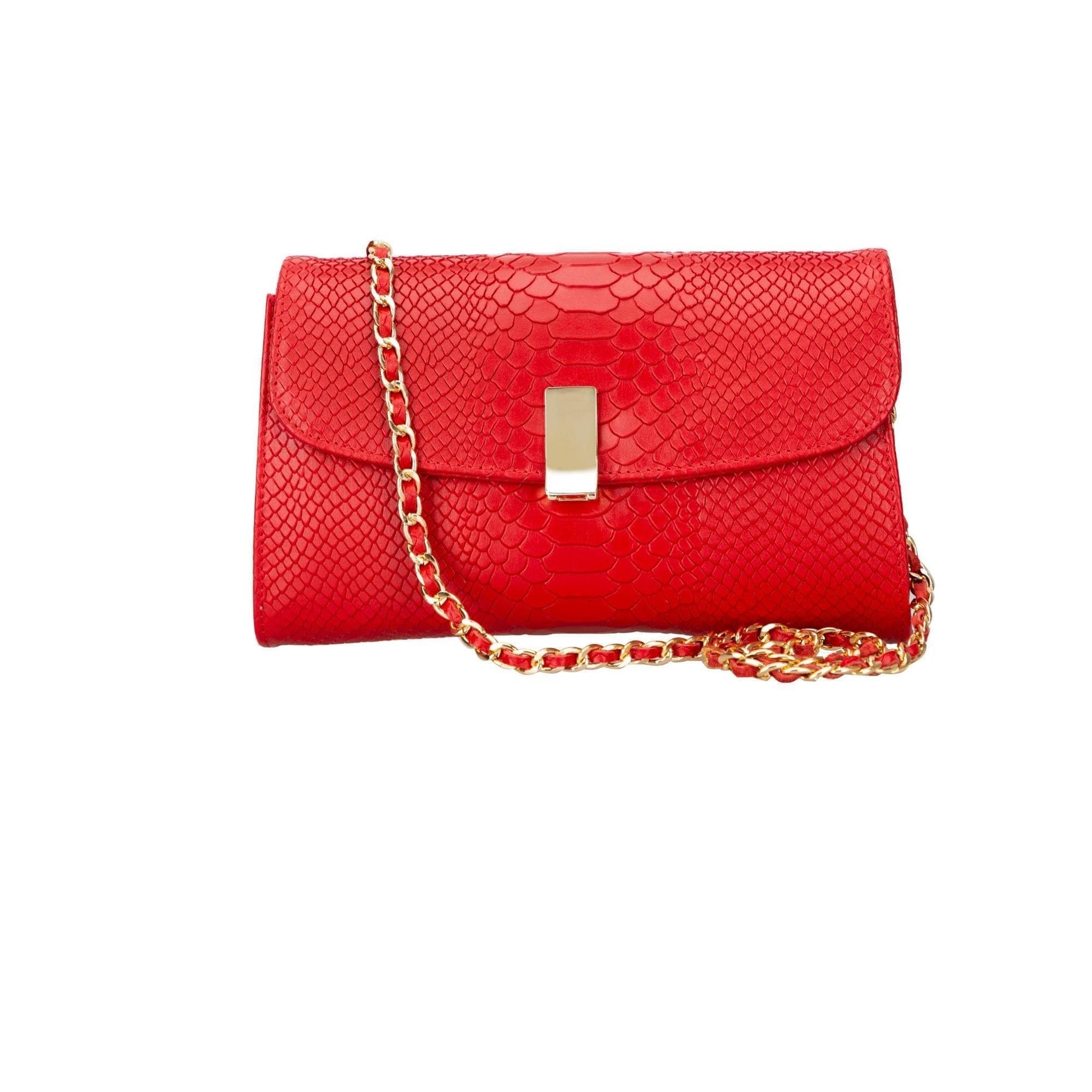 Bouletta Ajax Leather Bag Red