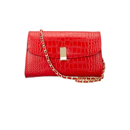 Bouletta Ajax Leather Bag Ruby Red