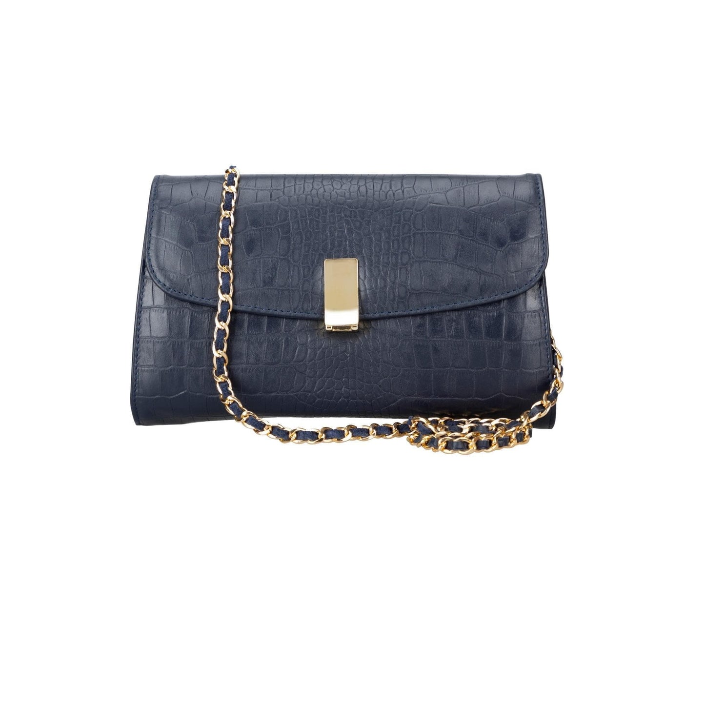 Bouletta Ajax Leather Bag Dark Blue