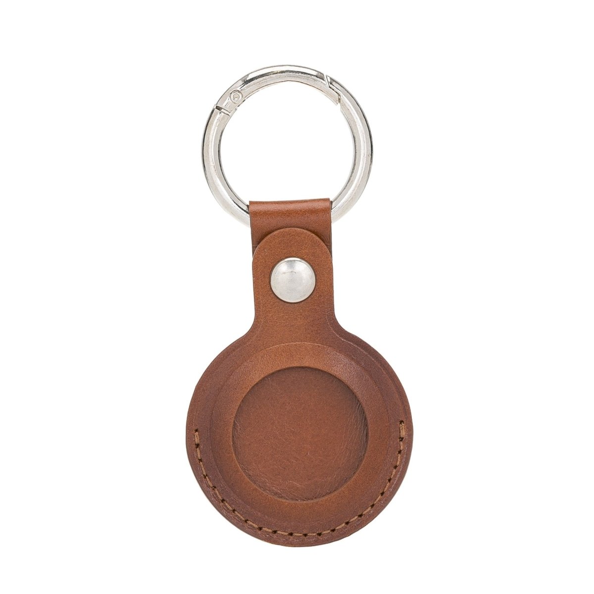 Bayelon Apple Airtag Leather Keychain #color_