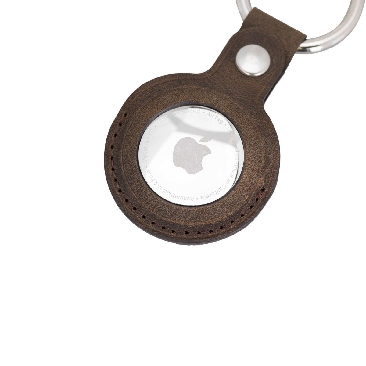 Bayelon Apple Airtag Leather Keychain #color_