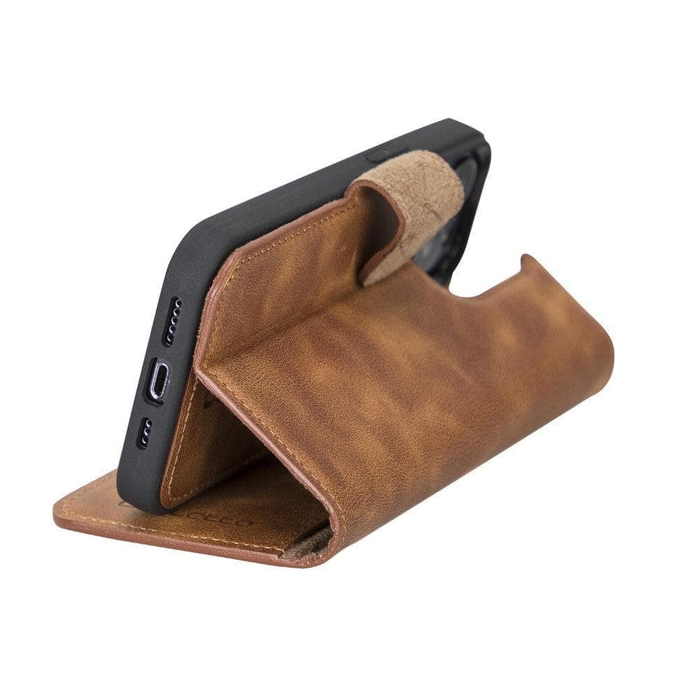 Bayelon Magic iPhone 13 Series Detachable Leather Wallet Case - MW