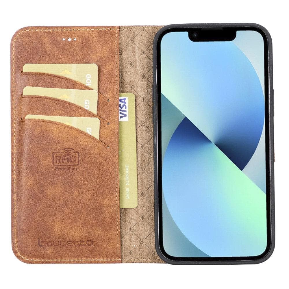 Bayelon Magic iPhone 13 Series Detachable Leather Wallet Case - MW