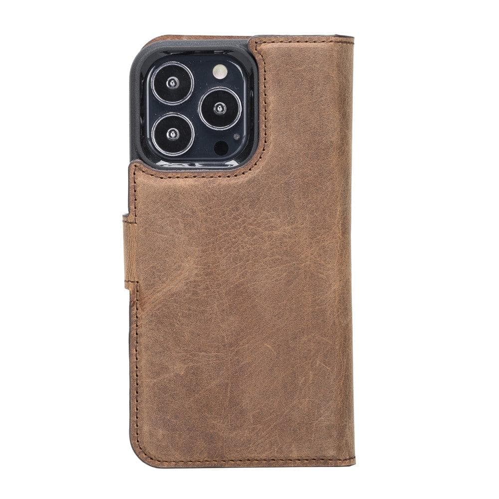 Bayelon Magic iPhone 13 Series Detachable Leather Wallet Case - MW