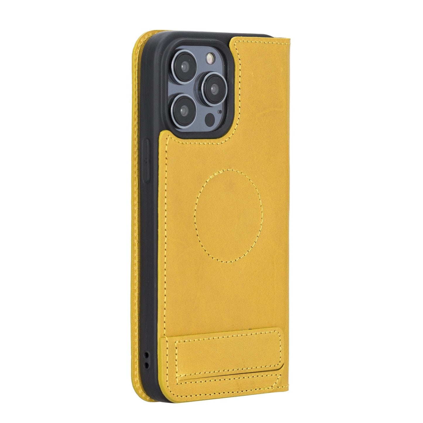 Bouletta Brooks iPhone 14 Leather Wallet Case Goldenrod