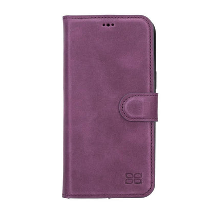 Bouletta Magic iPhone 14 Series Detachable Darker Color Leather Wallet Case -