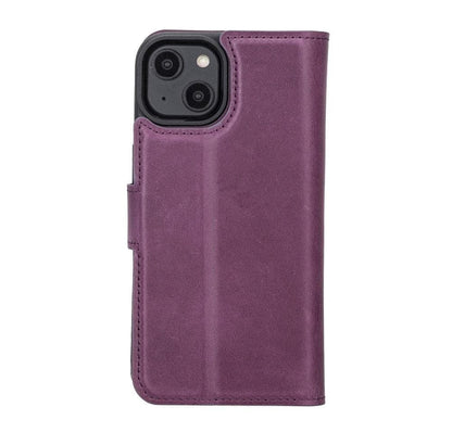 Bouletta Magic iPhone 14 Series Detachable Darker Color Leather Wallet Case -