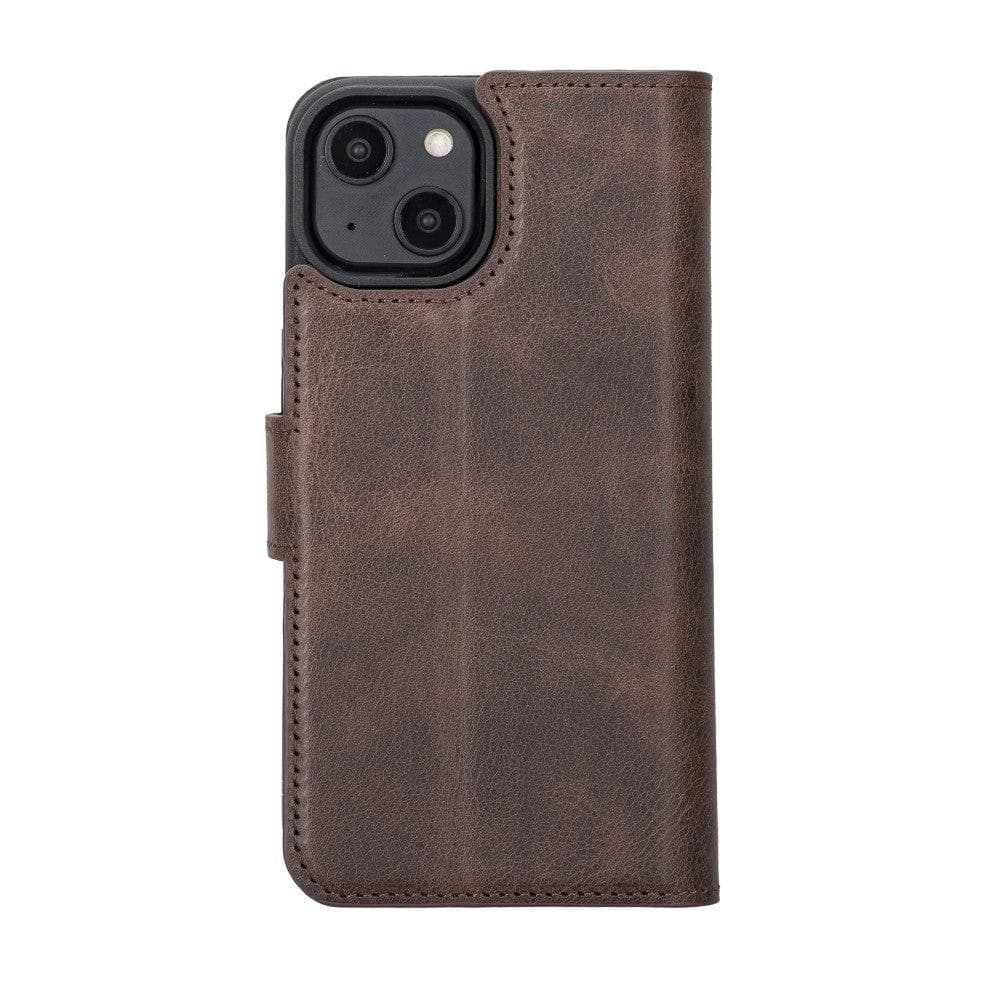 Bouletta Magic iPhone 14 Series Detachable Darker Color Leather Wallet Case -