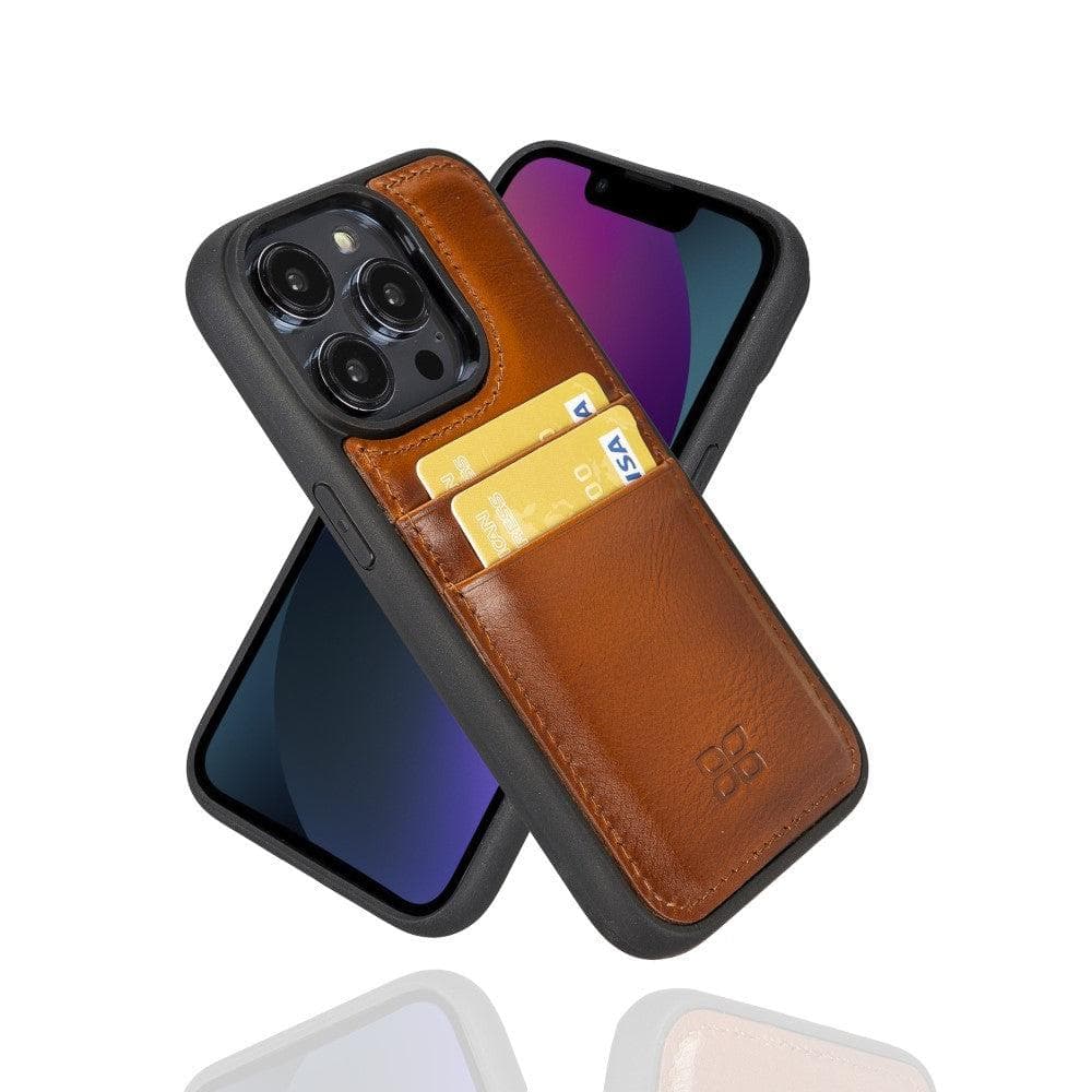 Bouletta Flex Cover Leather iPhone 14 Case with Card Holder