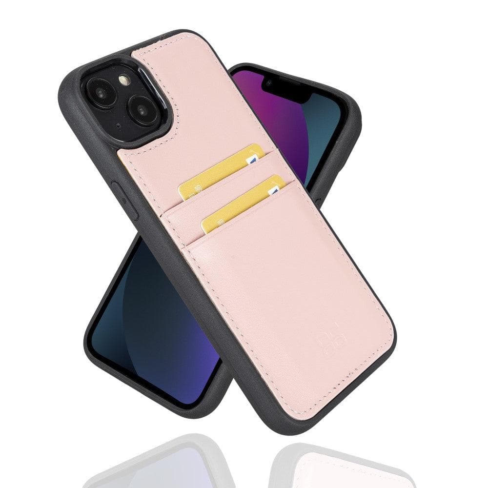 Bayelon Flex Cover Leather iPhone 14 Pro Max Case with Card Holder