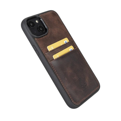 Bouletta Flex Cover Leather iPhone 14 Case with Card Holder