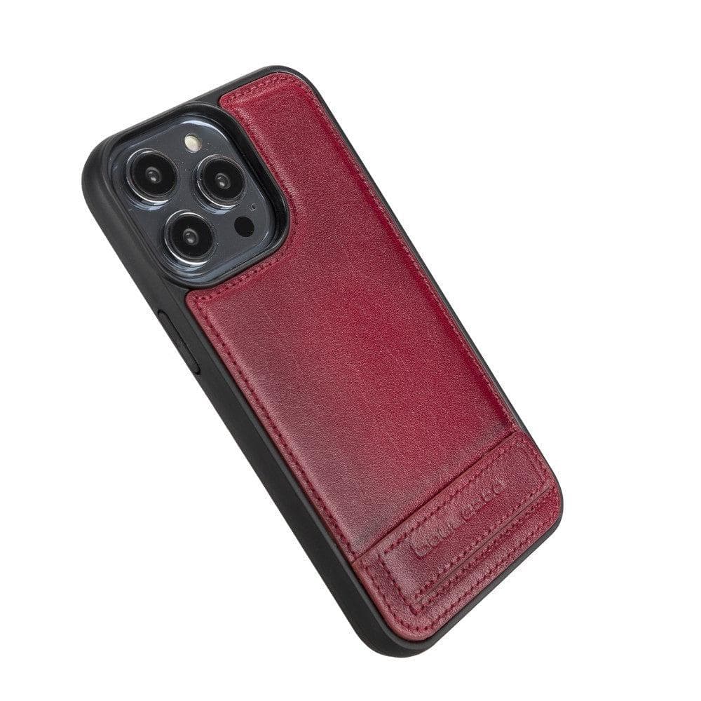 Bouletta Flex Base Leather iPhone 14 Case with Stand