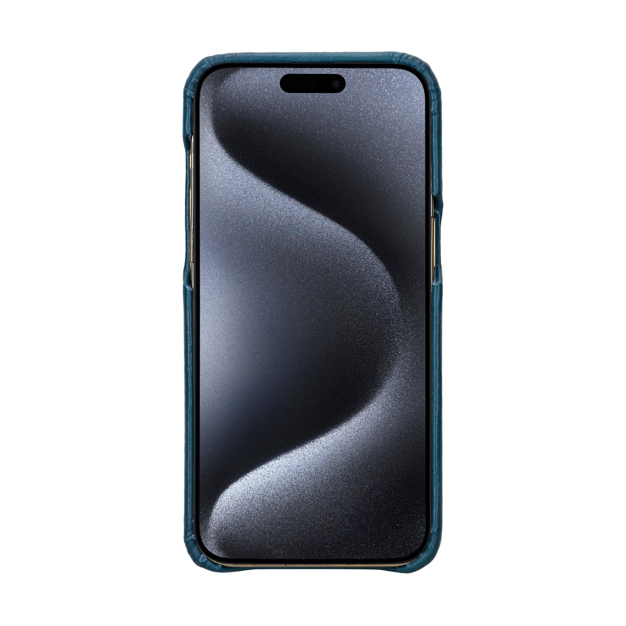 Bayelon F360 Genuine Leather Case for iPhone 15 Pro Max
