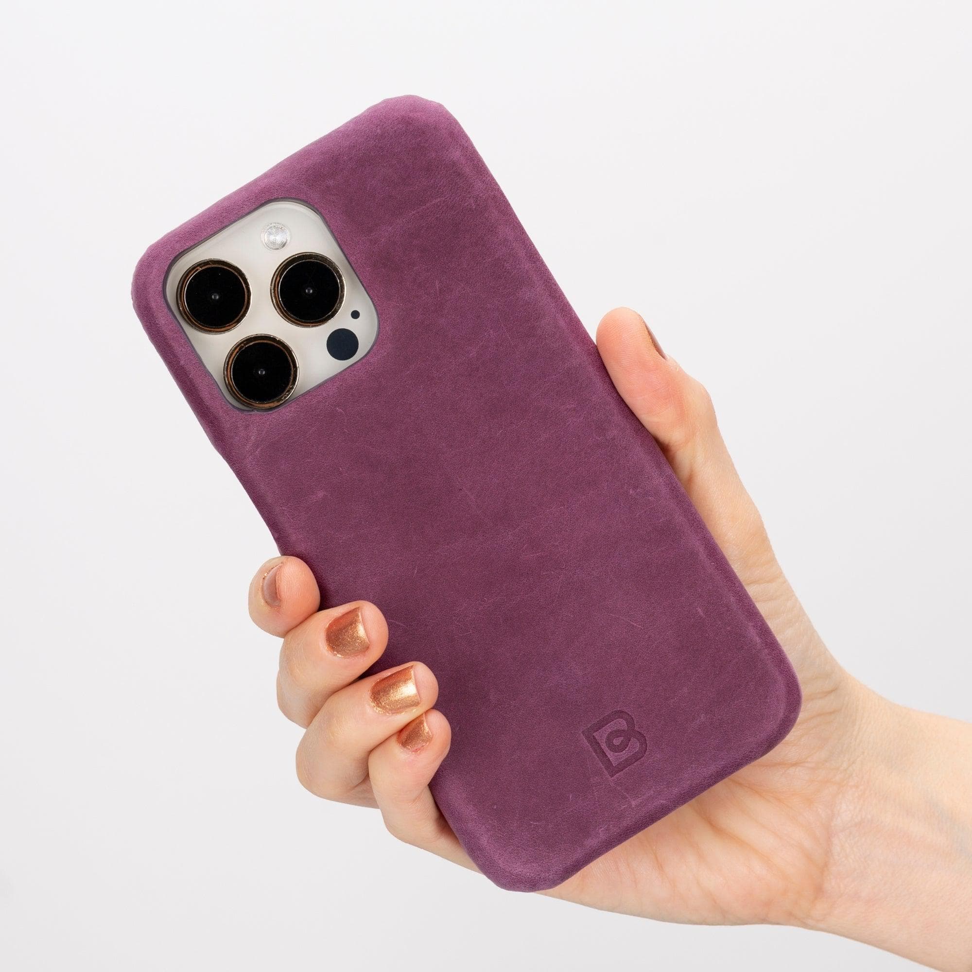 Bayelon F360 Genuine Leather Case for iPhone 15 Pro Max