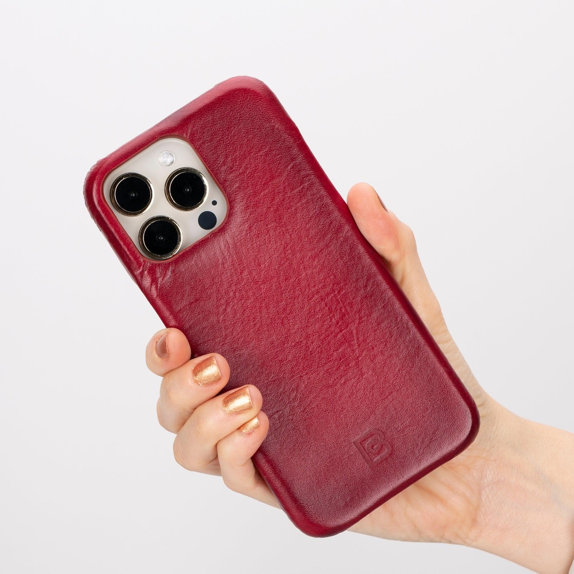 Bayelon F360 Genuine Leather Case for iPhone 15 Pro Max