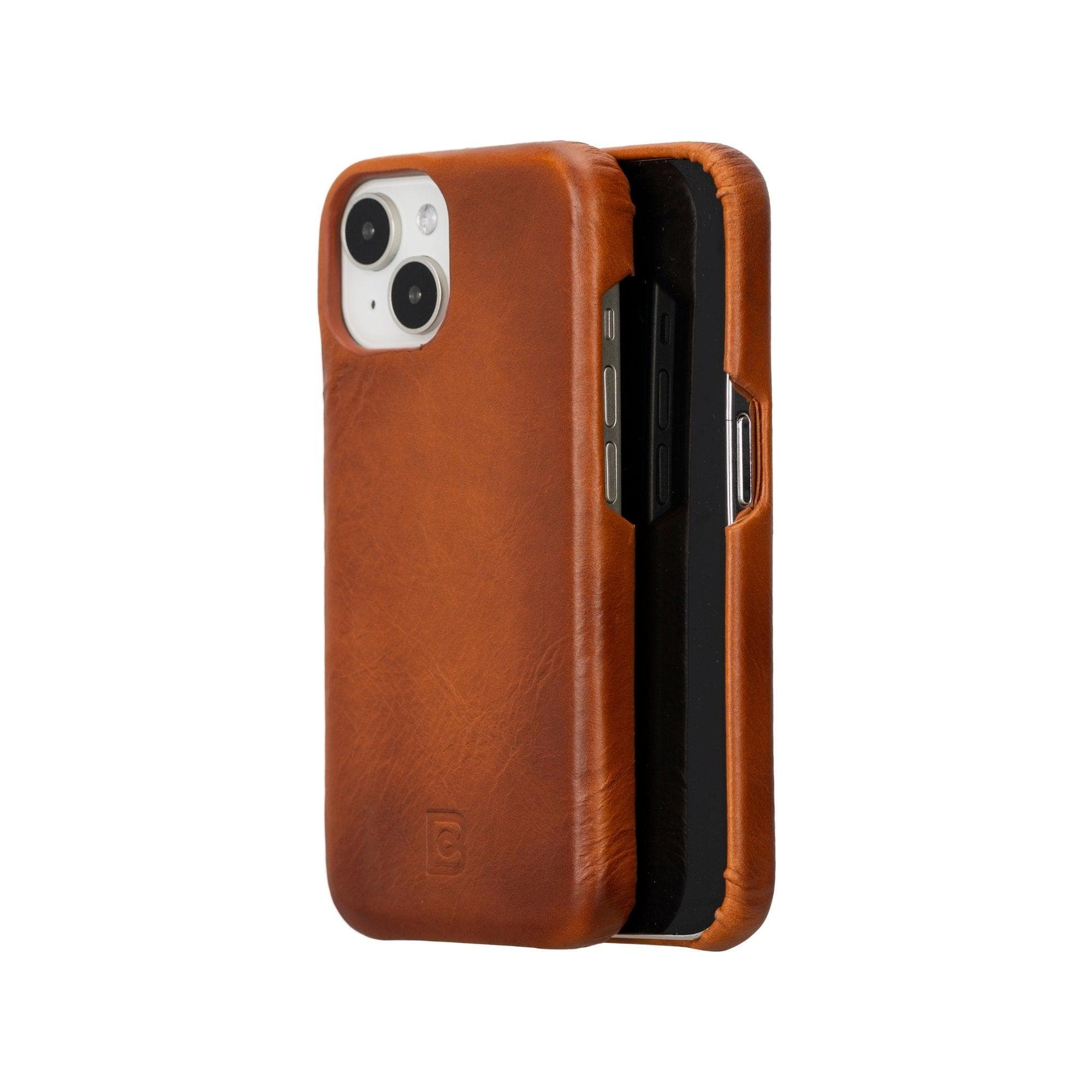 Bayelon F360 Genuine Leather Case for iPhone 15 Pro Max