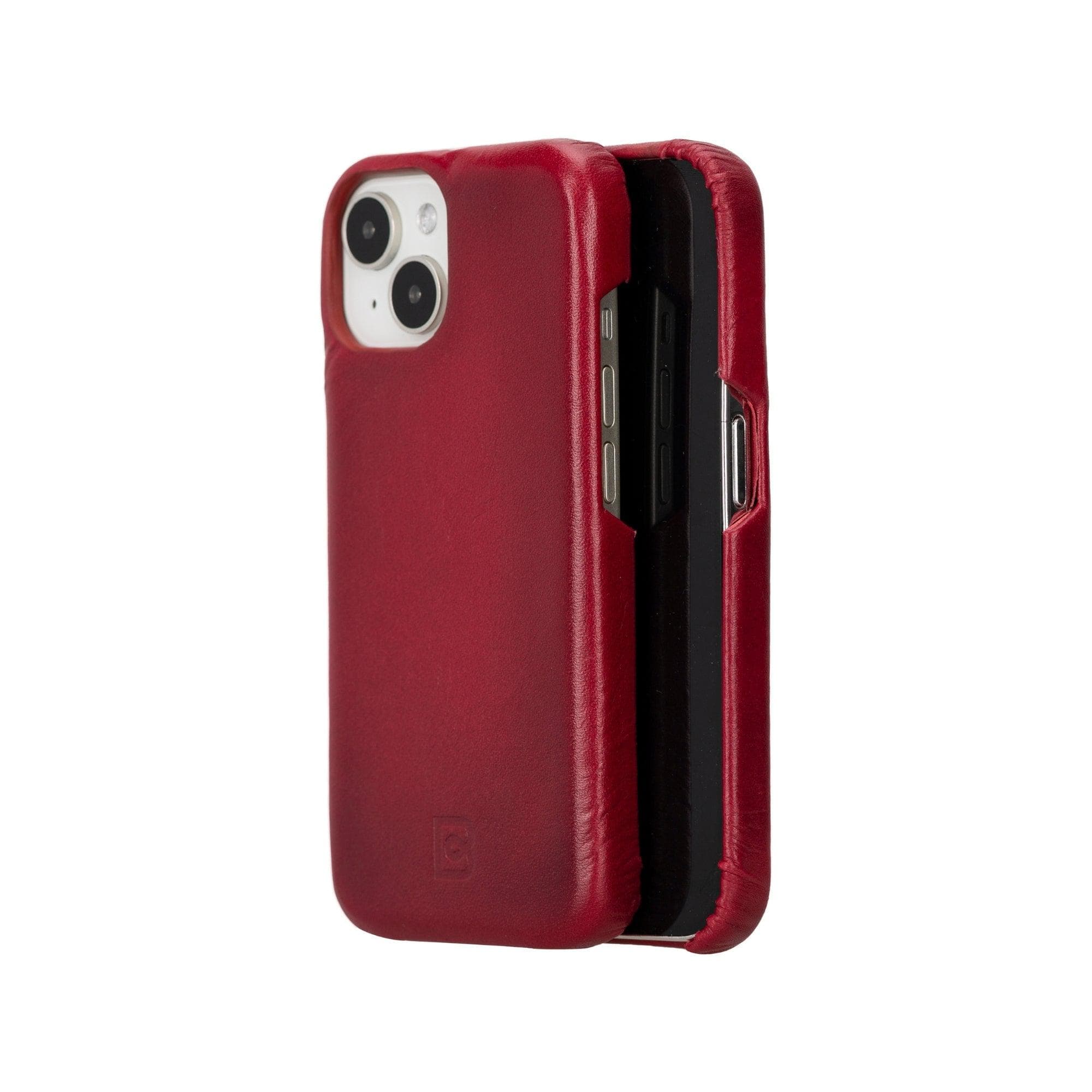 Bayelon F360 Genuine Leather Case for iPhone 15 Pro Max