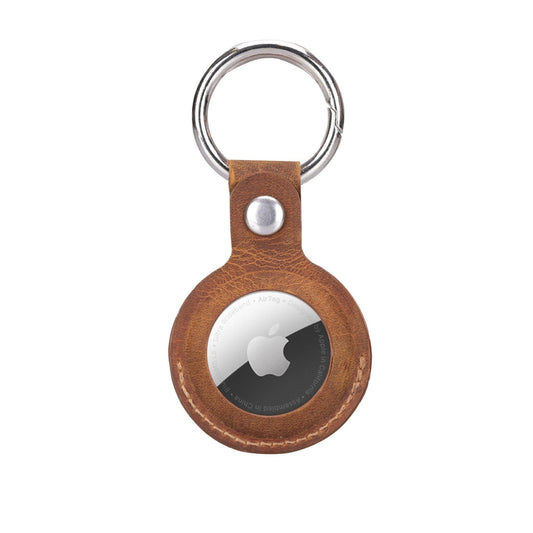 Bayelon Arta Premium Leather Case for Apple AirTag Moccasin