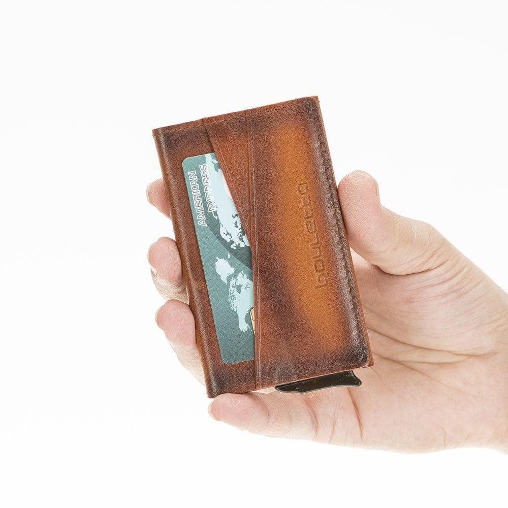 Bouletta Austin Leather Card Holder with RFID