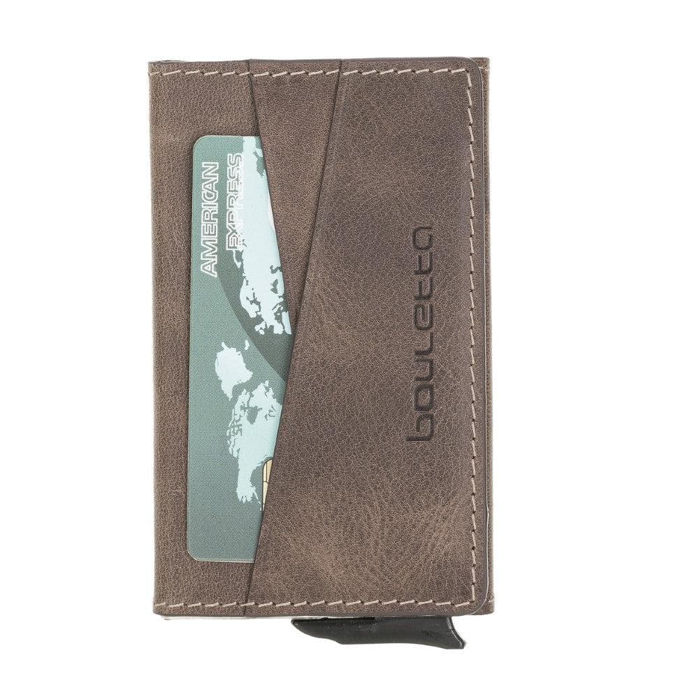 Bayelon Austin Leather RFID Card Holder - Premium Quality Brown