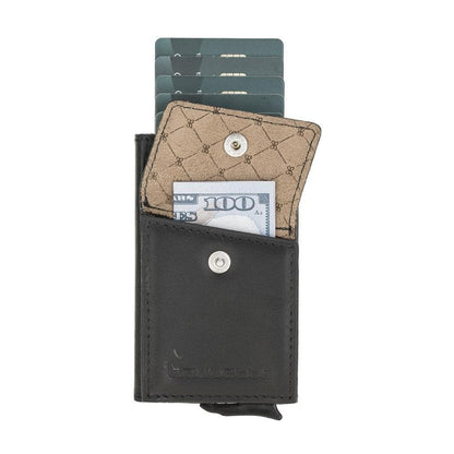 Bouletta Austin Leather Coin Purse / Card Holder with RFID