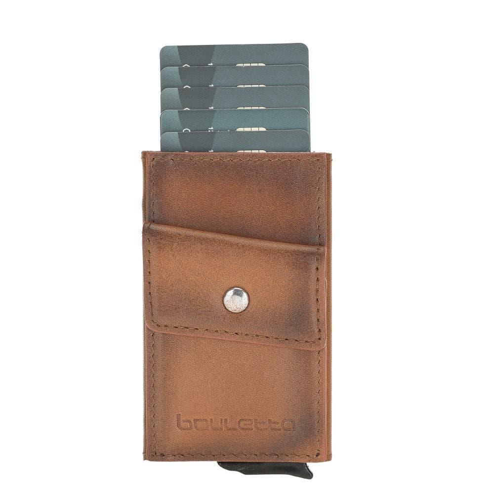 Bouletta Austin Leather Coin Purse / Card Holder with RFID