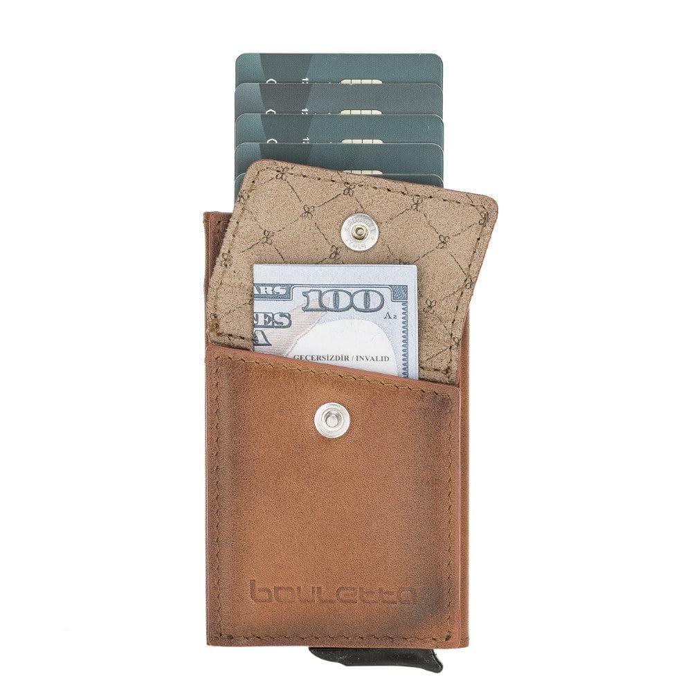 Bouletta Austin Leather Coin Purse / Card Holder with RFID