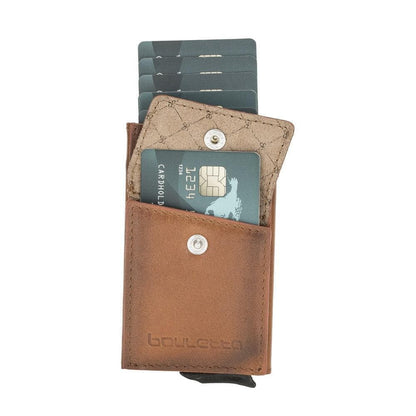 Bouletta Austin Leather Coin Purse / Card Holder with RFID