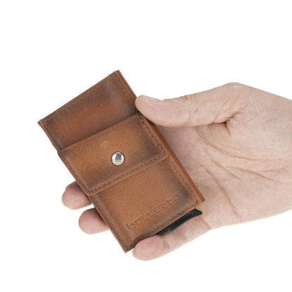 Bouletta Austin Leather Coin Purse / Card Holder with RFID