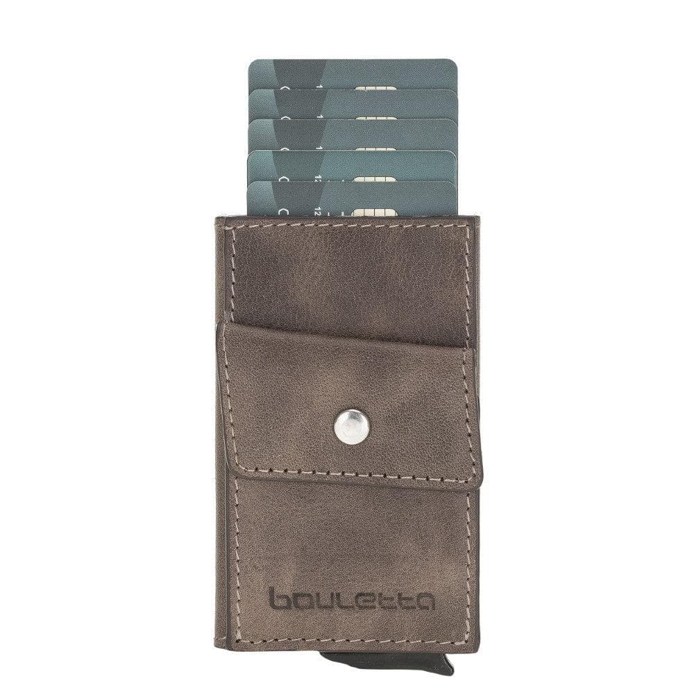 Bouletta Austin Leather Coin Purse / Card Holder with RFID