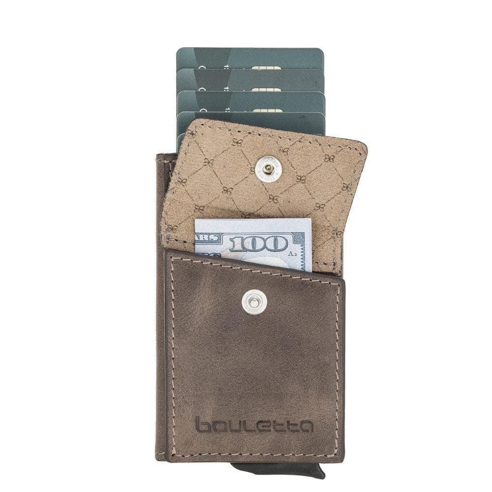 Bouletta Austin Leather Coin Purse / Card Holder with RFID