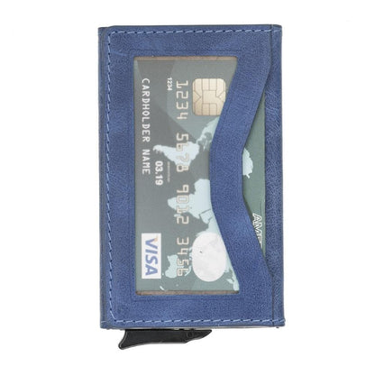 Bouletta Austin Leather Coin Purse / Card Holder with RFID