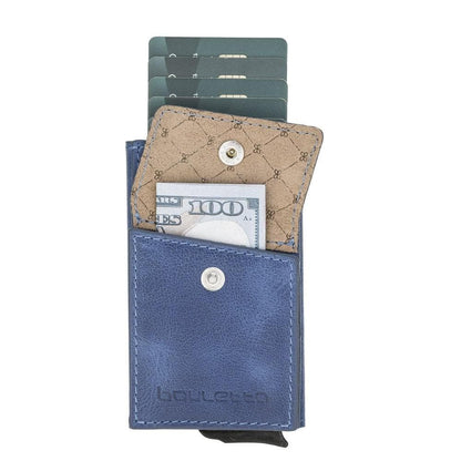 Bouletta Austin Leather Coin Purse / Card Holder with RFID