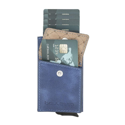 Bouletta Austin Leather Coin Purse / Card Holder with RFID