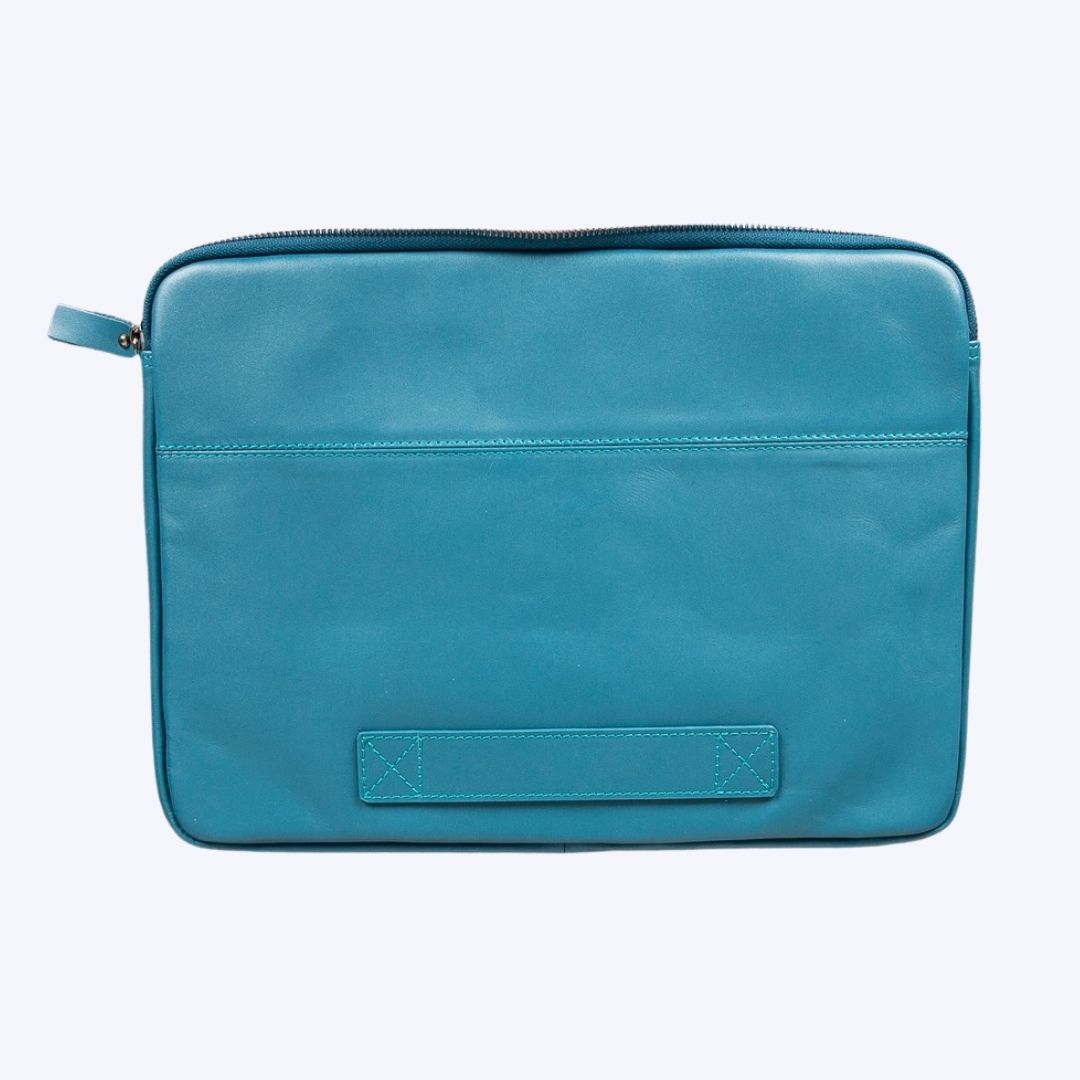 Bayelon Awe Leather Laptop & Tablet Sleeve Blue