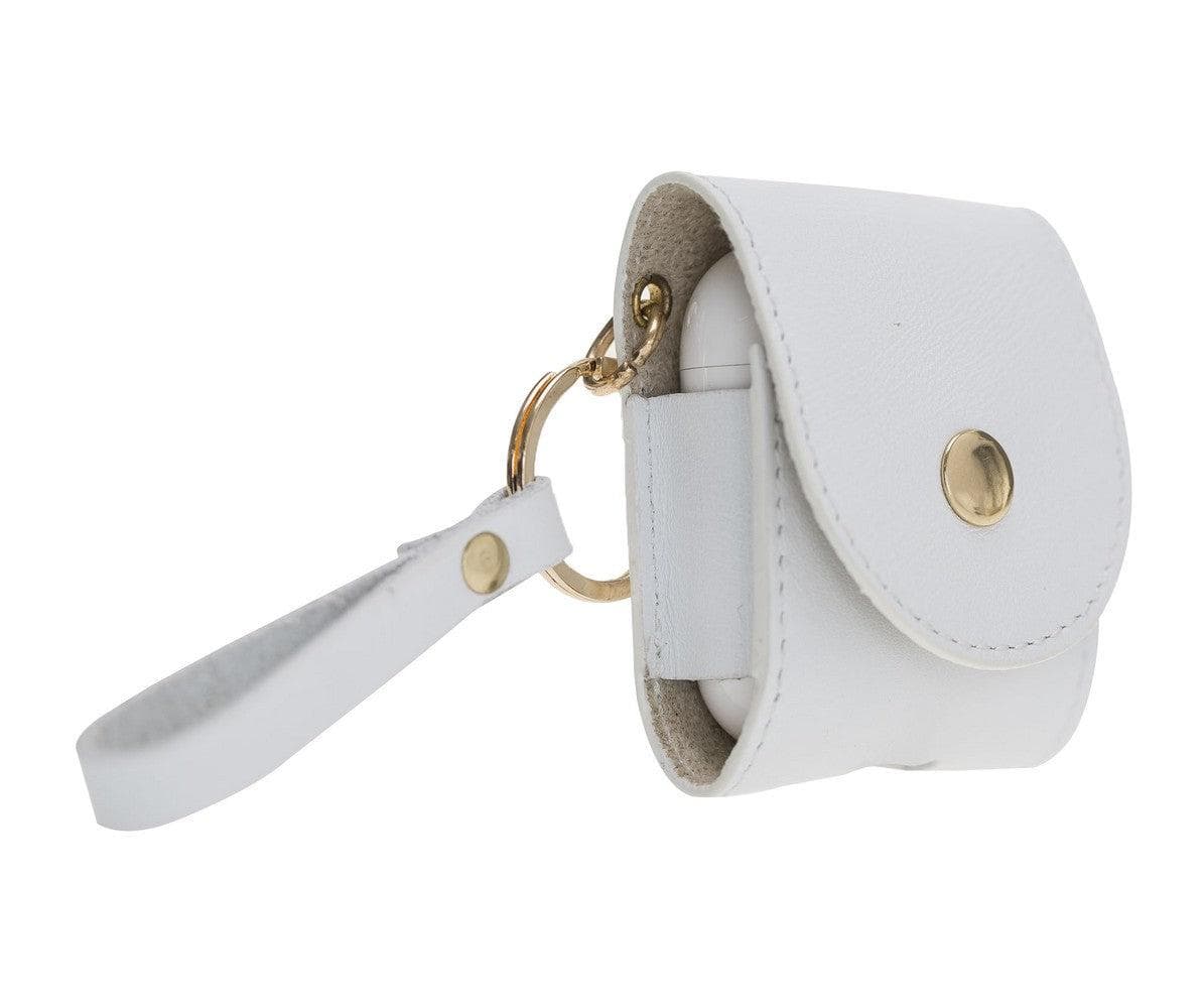 UnBranded Mai Snap AirPods 1 and AirPods 2 Leather Case with Hook