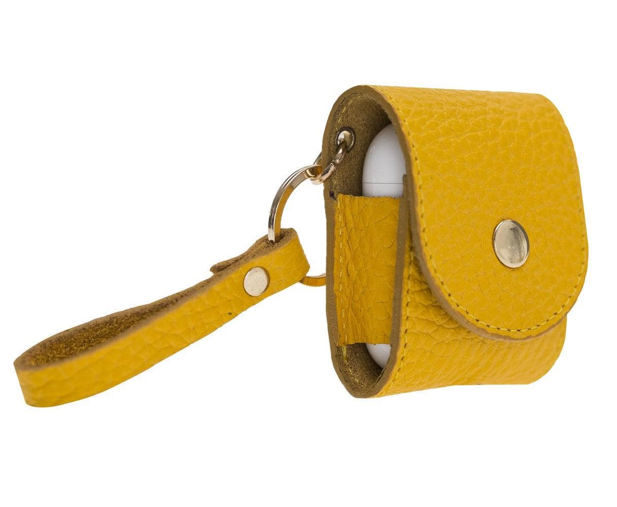 UnBranded Mai Snap AirPods 1 and AirPods 2 Leather Case with Hook