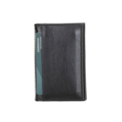 UnBranded Andy Leather Card Holder Black