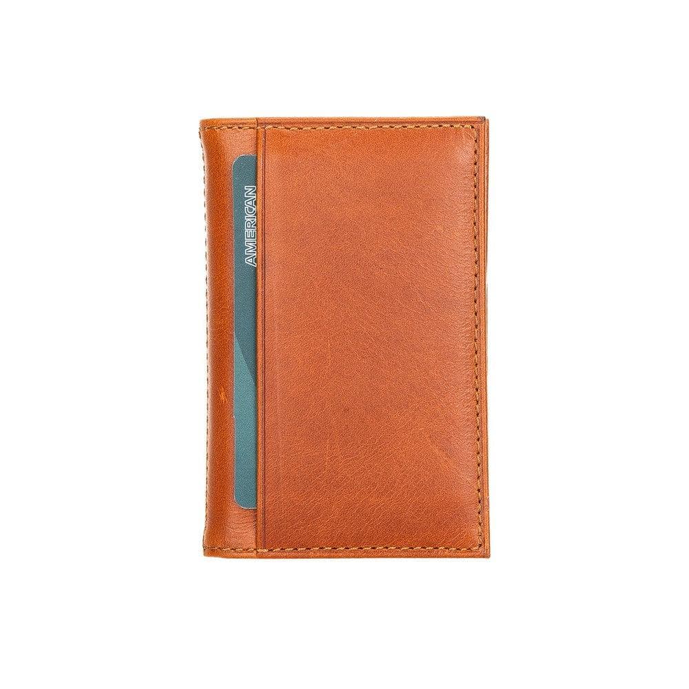 UnBranded Andy Leather Card Holder Tan