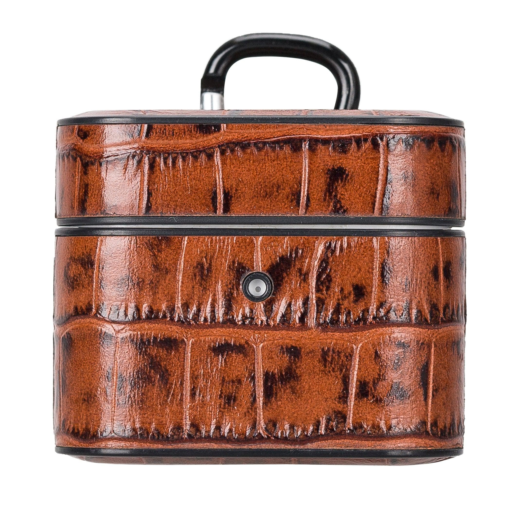 Bayelon Casquet AirPods 3 Leather Case - Premium Protection Sandy Brown