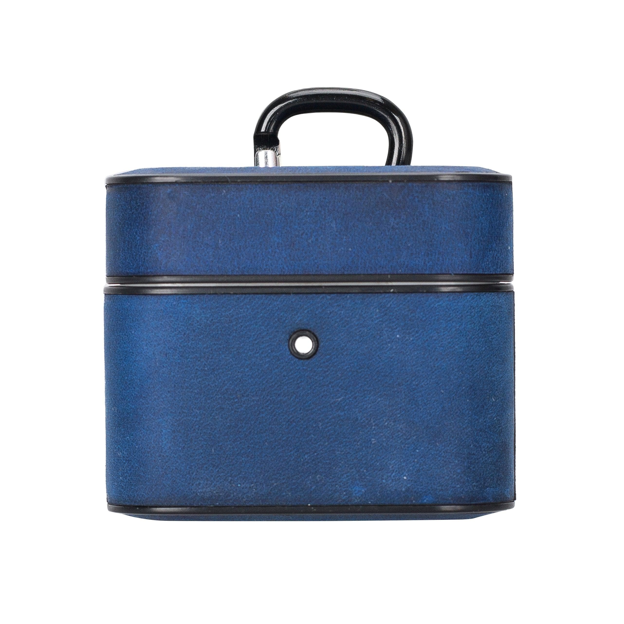 Bayelon Casquet AirPods 3 Leather Case - Premium Protection Cadet Blue