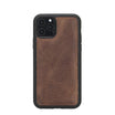 Bayelon Flex Cover iPhone 11 Series Genuine Leather Back Case Saddle Brown