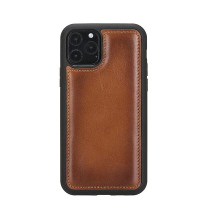 Bouletta Flex Cover iPhone 11 Series Genuine Leather Back Case Tan