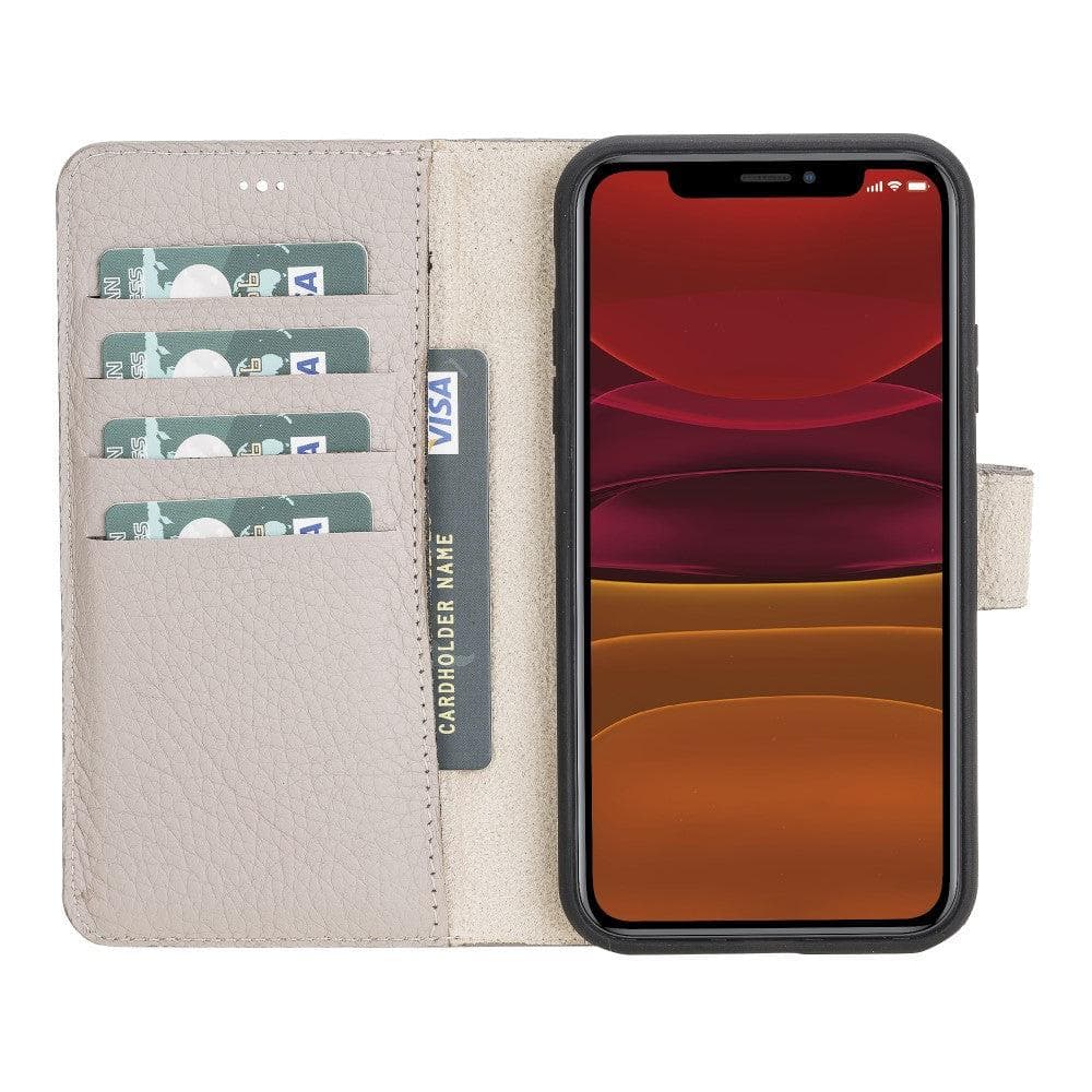 Bayelon Luxury Detachable Leather Wallet Case for iPhone 11 Series