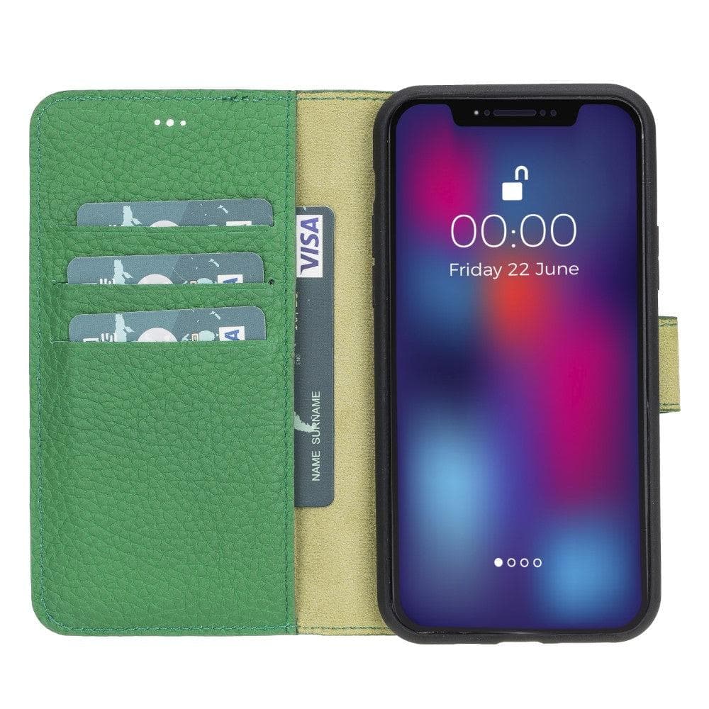 Bayelon Luxury Detachable Leather Wallet Case for iPhone 11 Series
