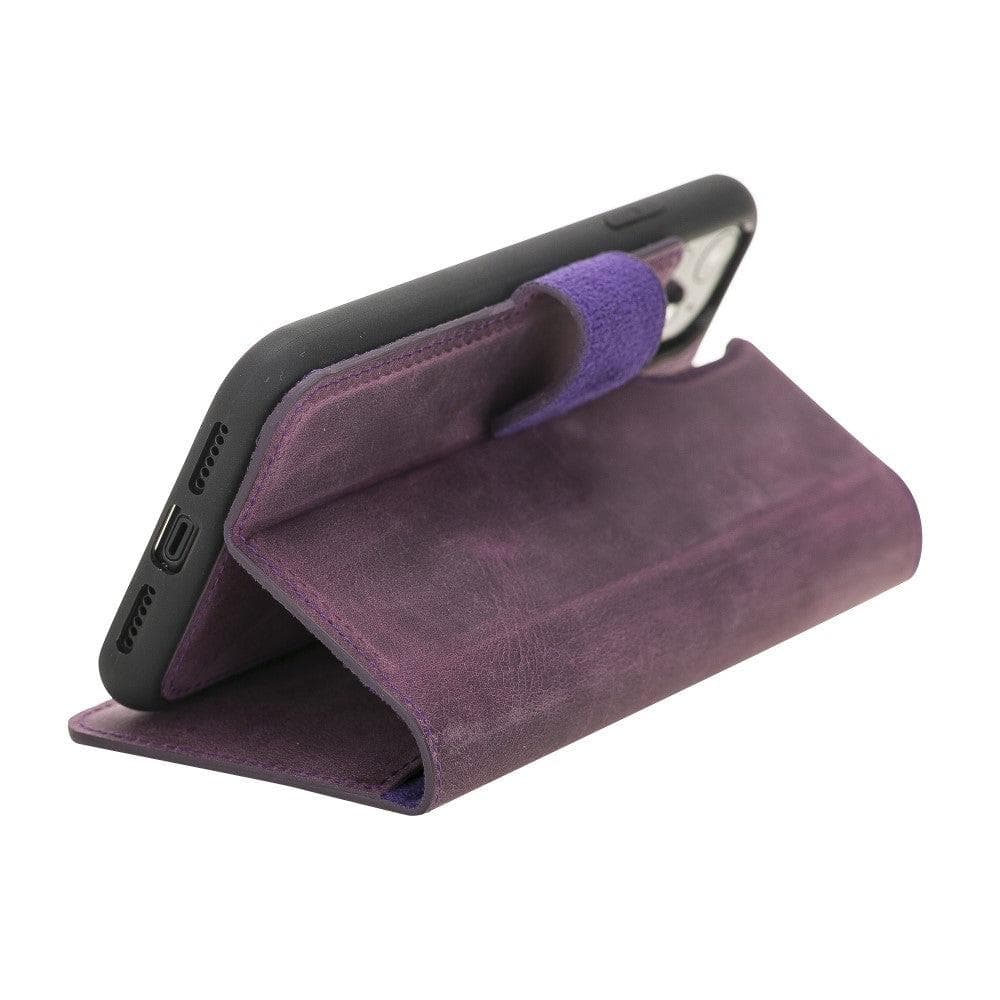 Bayelon Luxury Detachable Leather Wallet Case for iPhone 11 Series