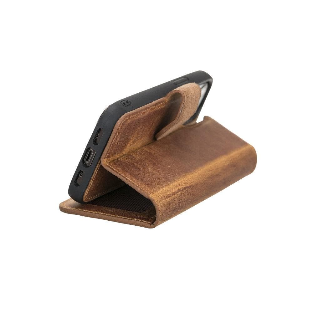 Bayelon Luxury Detachable Leather Wallet Case for iPhone 11 Series