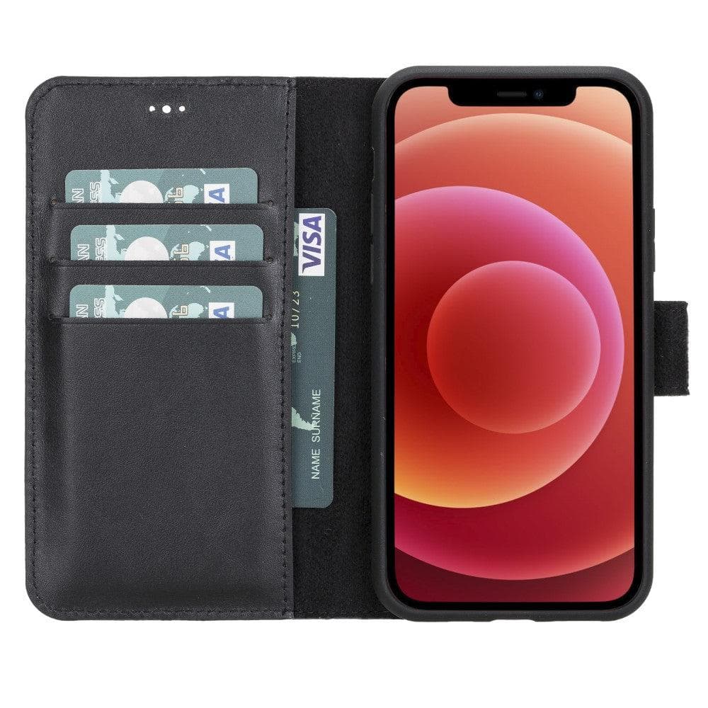 Bayelon Luxury Detachable Leather Wallet Case for iPhone 11 Series