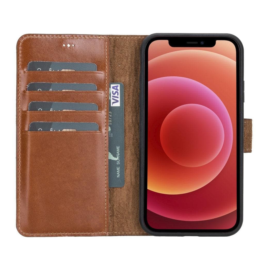 Bayelon Luxury Detachable Leather Wallet Case for iPhone 11 Series