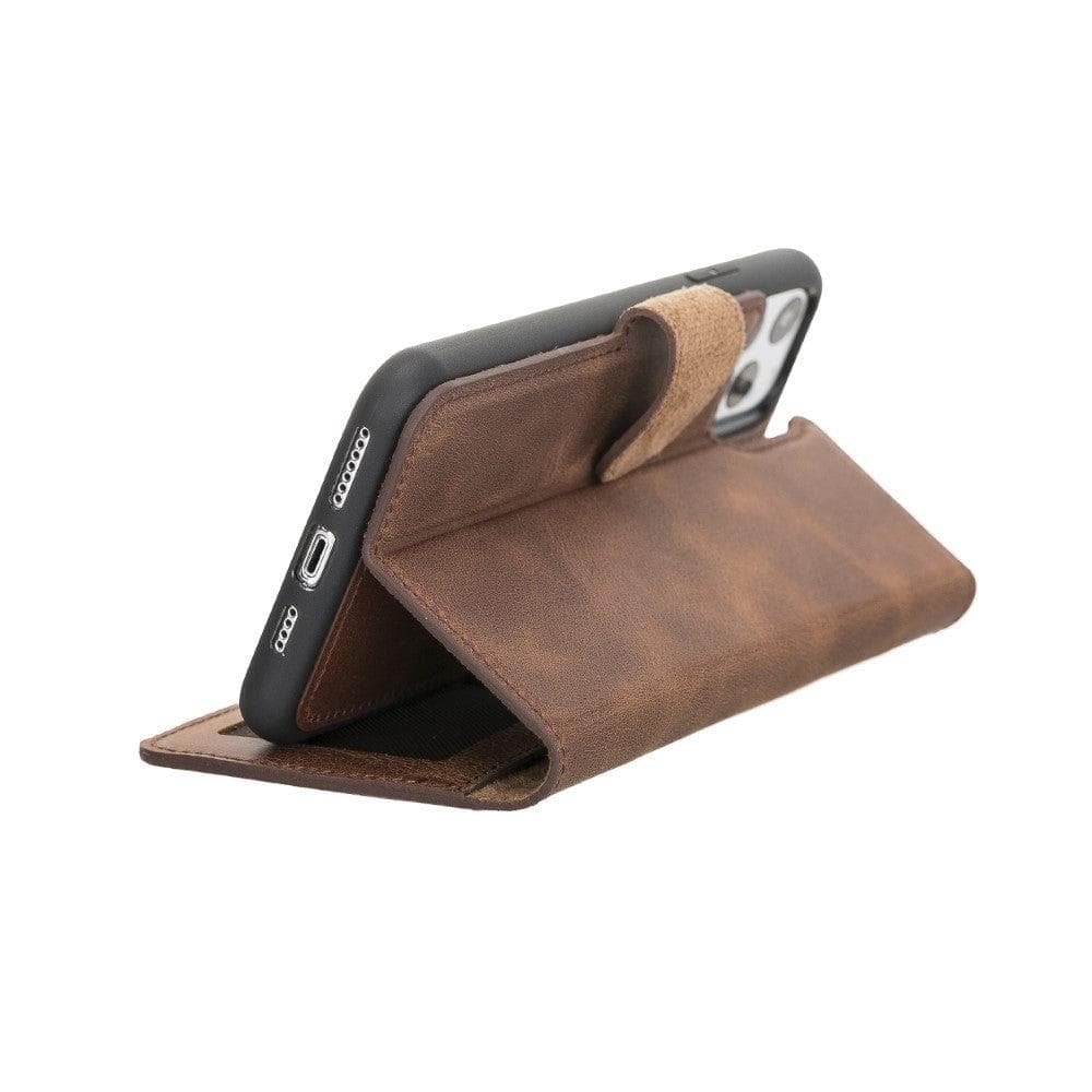 Bayelon Luxury Detachable Leather Wallet Case for iPhone 11 Series